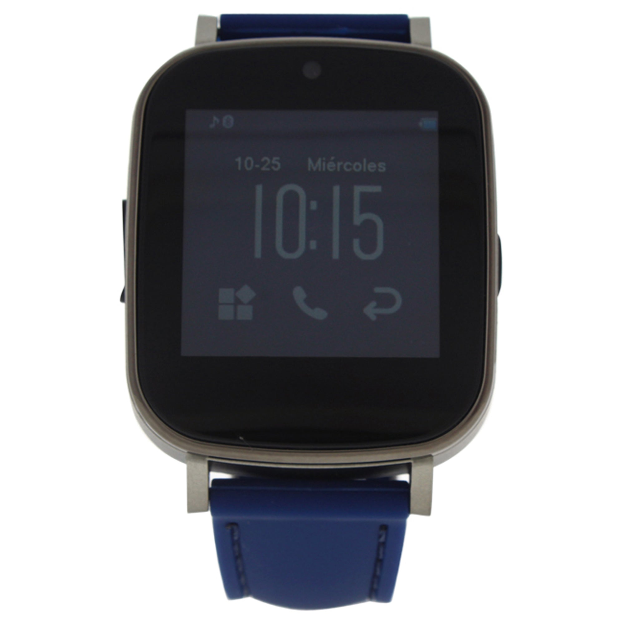 EK-G3 Montre Connectee Blue Silicone Strap Smart Watch by Eclock for Unisex - 1 Pc Watch