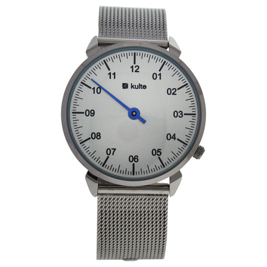 KU15-0011 Silver Stainless Steel Mesh Bracelet Watch by Kulte for Unisex - 1 Pc Watch