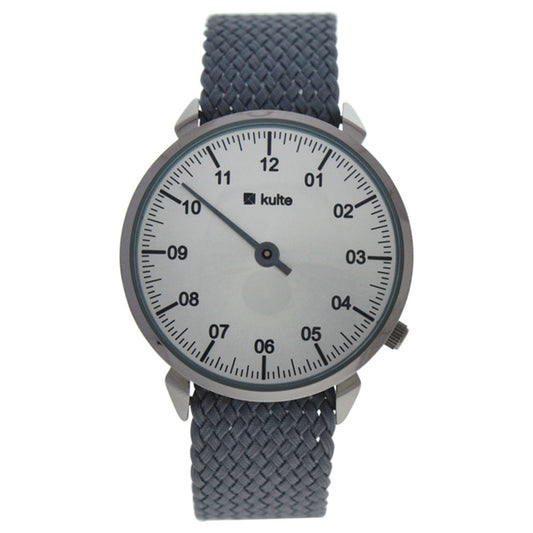 KUTPGR Mister - Silver/Grey Nylon Strap Watch by Kulte for Unisex - 1 Pc Watch