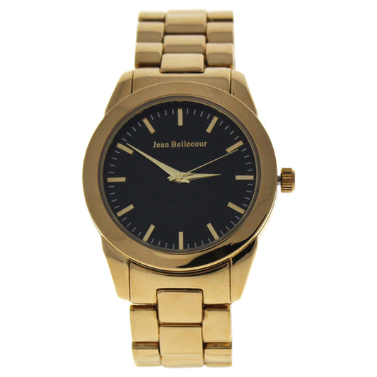 A0372-4 Gold Stainless Steel Bracelet Watch by Jean Bellecour for Women - 1 Pc Watch