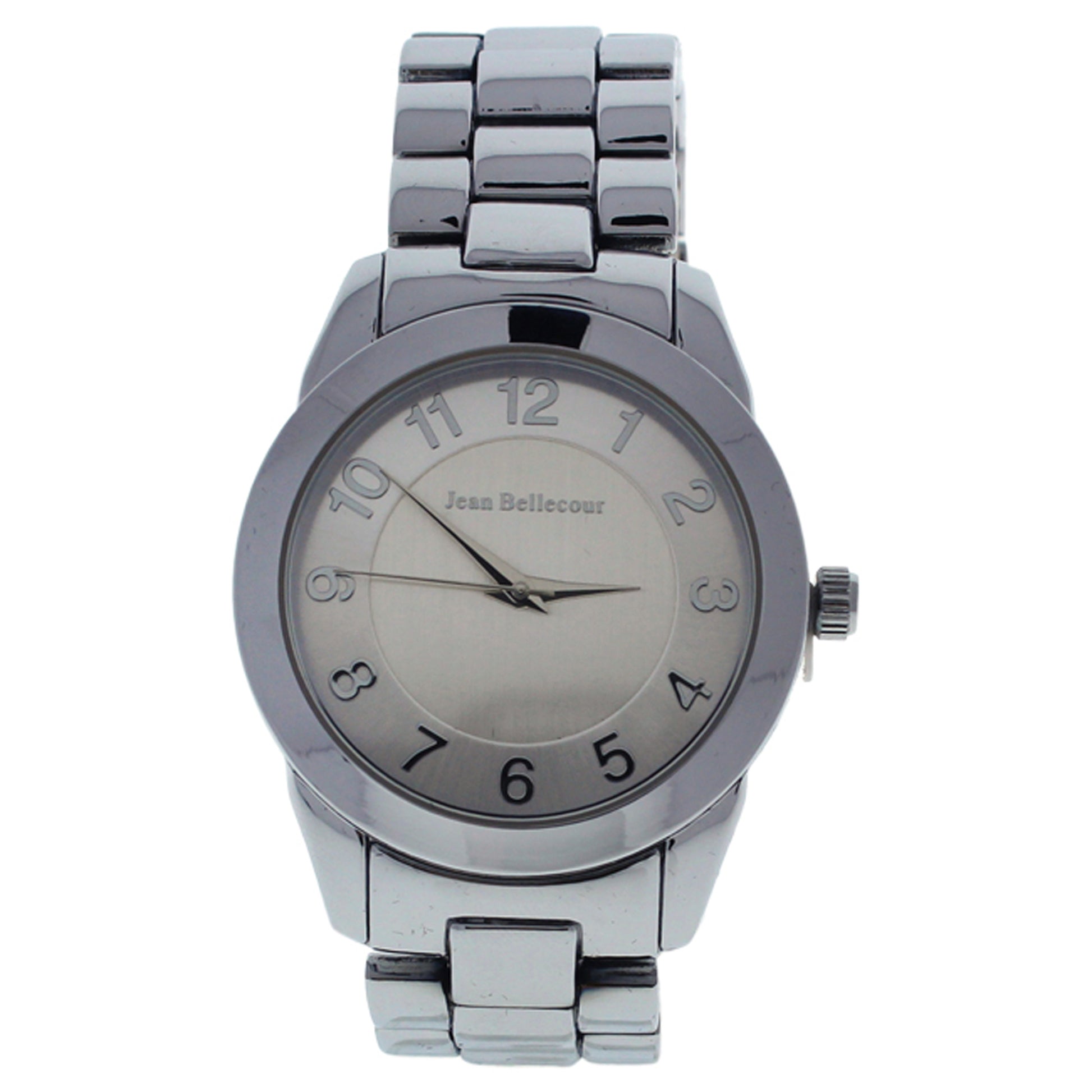 A0372-5 Silver Stainless Steel Bracelet Watch by Jean Bellecour for Women - 1 Pc Watch