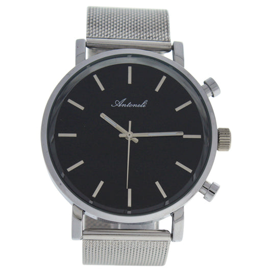 AG6182-06 Silver Stainless Steel Mesh Bracelet Watch by Antoneli for Women - 1 Pc Watch