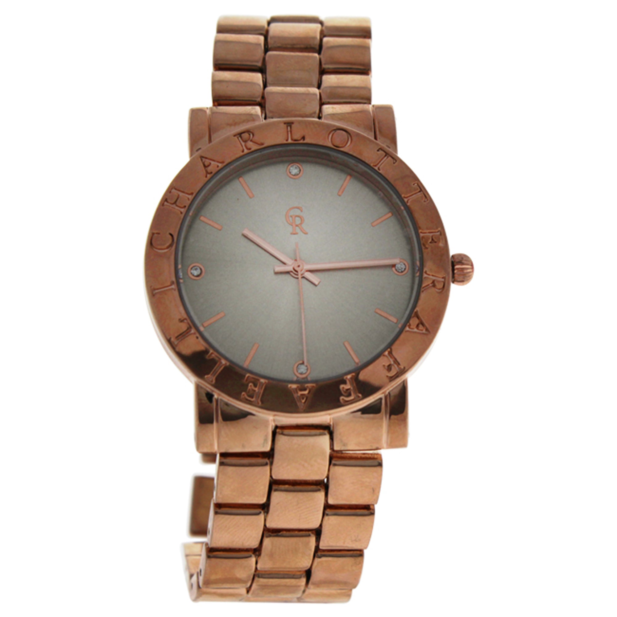 CRM002 Rose Gold Stainless Steel Bracelet Watch by Charlotte Raffaelli for Women - 1 Pc Watch