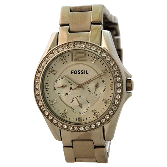 ES3202P Riley Multifunction Stainless Steel Watch by Fossil for Women - 1 Pc Watch