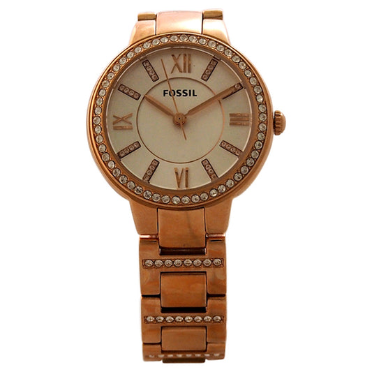 ES3284P Virginia Rose-Tone Stainless Steel Watch by Fossil for Women - 1 Pc Watch