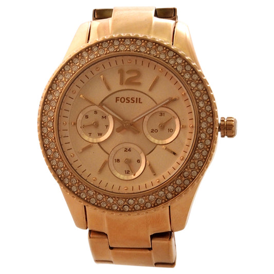 ES3590P Stella Multifunction Rose-Tone Stainless Steel Watch by Fossil for Women - 1 Pc Watch