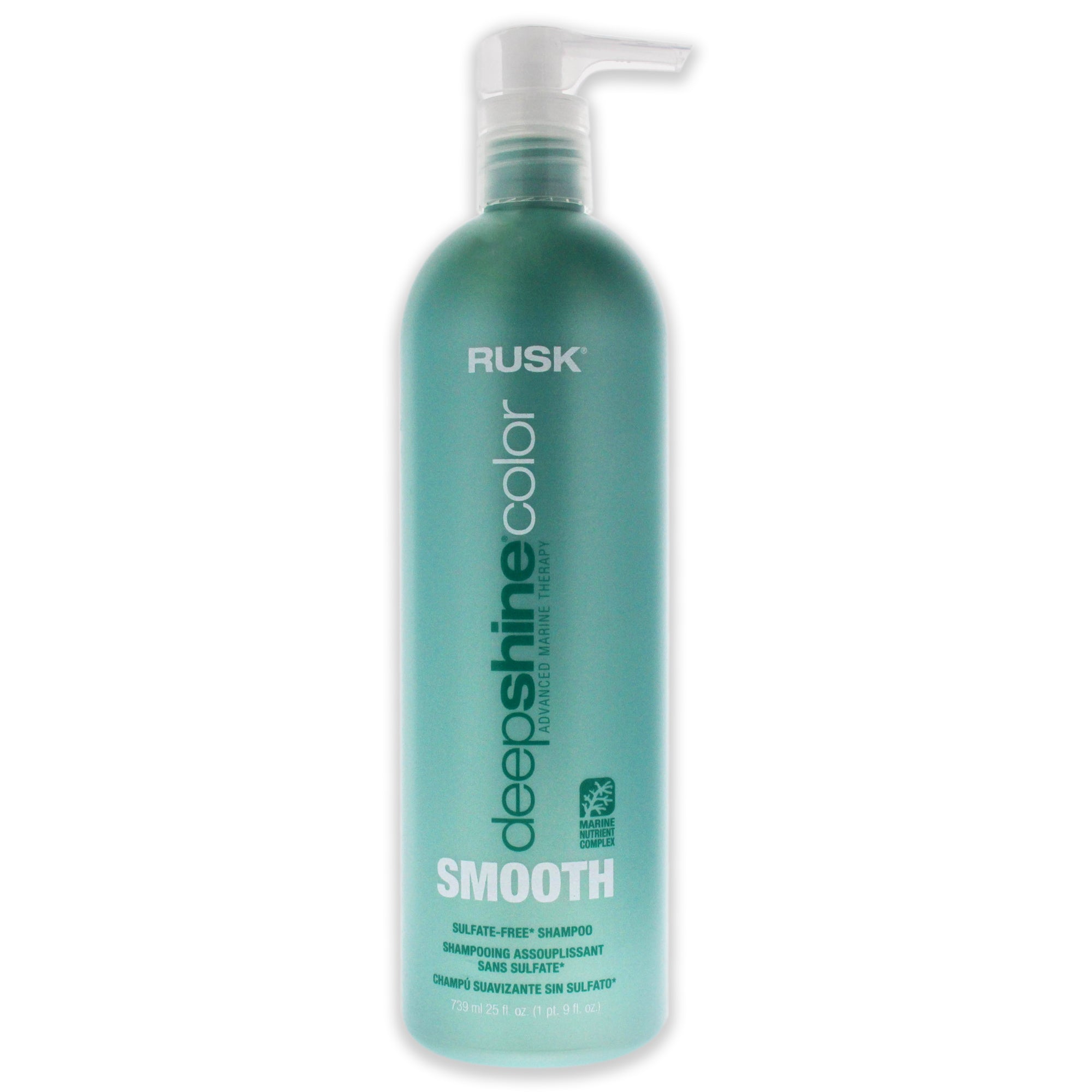 Deepshine Color Smooth Sulfate-Free Shampoo by Rusk for Unisex - 25 oz Shampoo