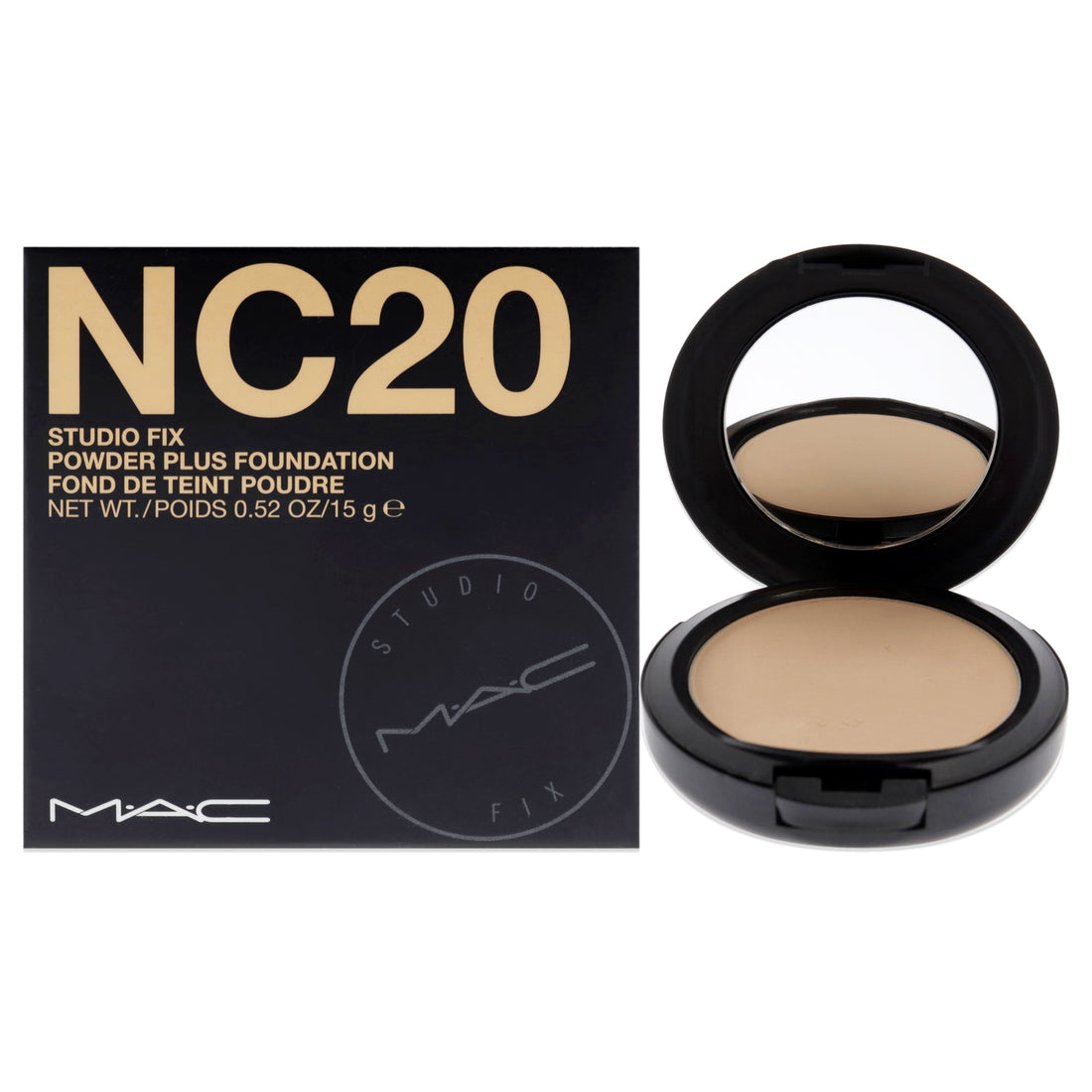 Studio Fix Powder Plus Foundation - NC20 by MAC for Women - 0.52 oz Foundation