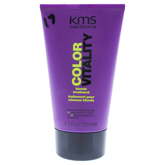 Color Vitality Blonde Treatment by KMS for Unisex - 4.2 oz Treatment