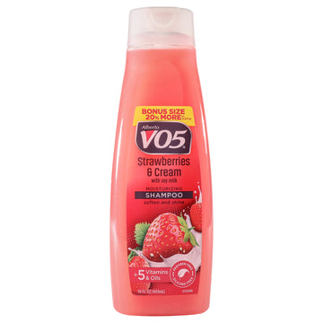 Moisturizing Strawberries Cream Shampoo by Alberto VO5 for Unisex - 15 oz Shampoo