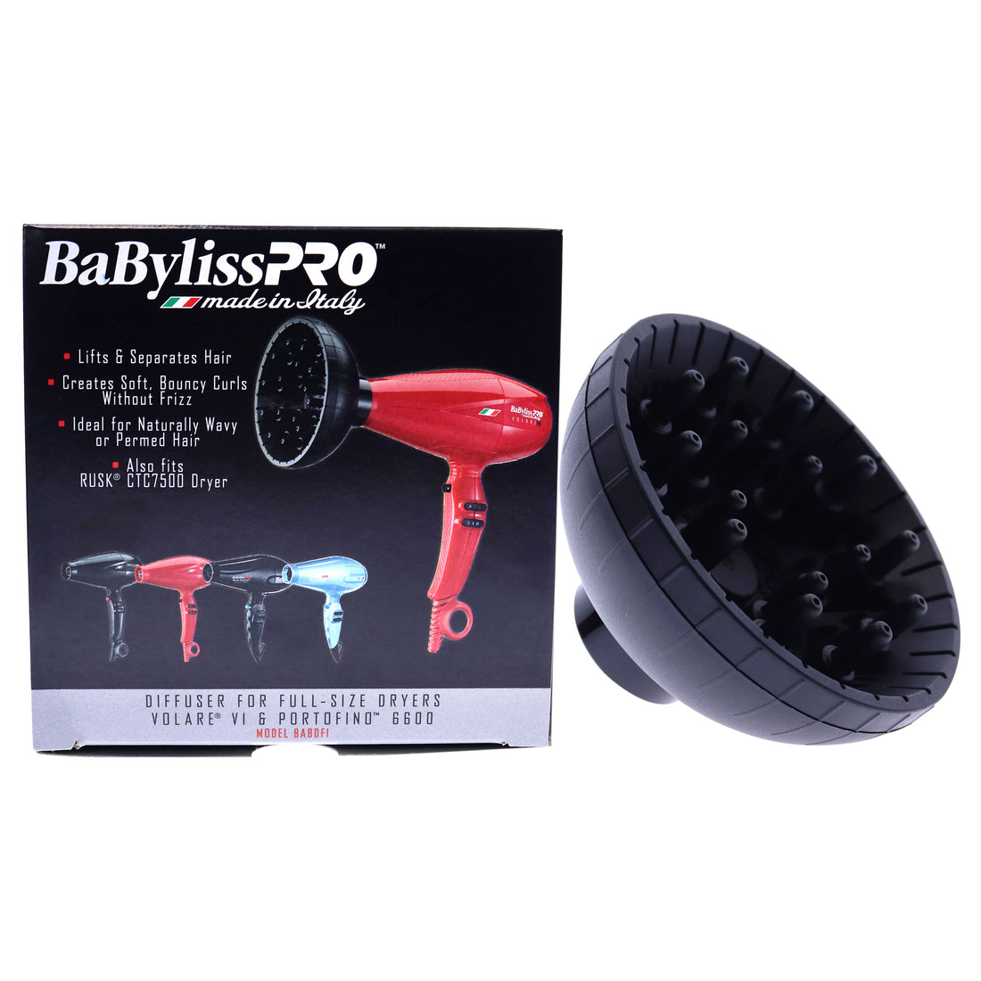 Diffuser for Full-Size Dryers - BABDF1 - Black