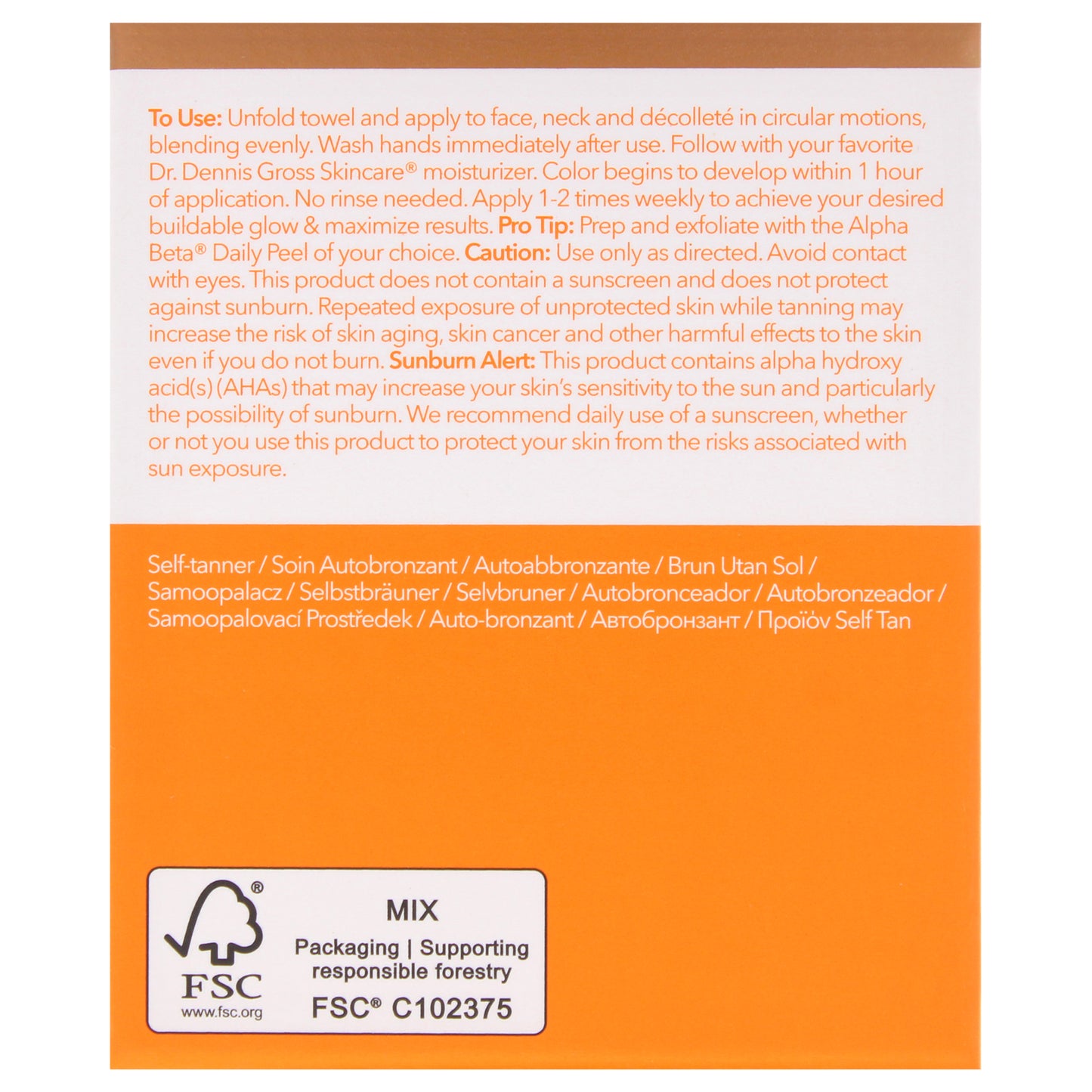 Alpha Beta Glow Pads For Face