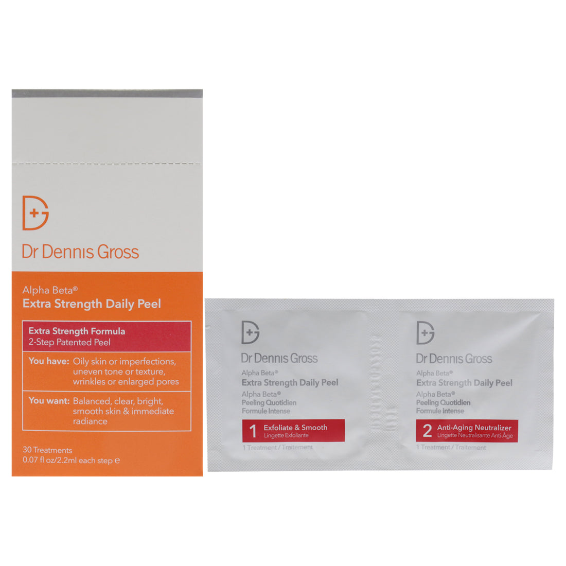 Alpha Beta Peel Extra Strength Formula by Dr. Dennis Gross for Unisex - 30 Pc Pads