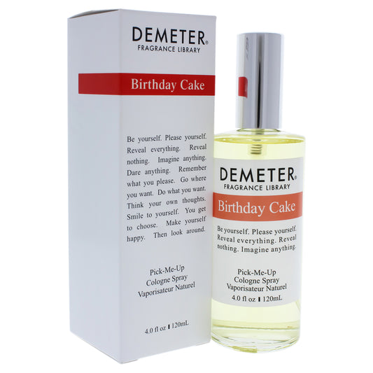 Birthday Cake by Demeter for Women - 4 oz Cologne Spray