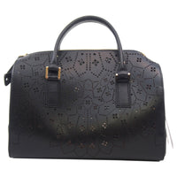 Edie Lazer Cut Duffel - Black