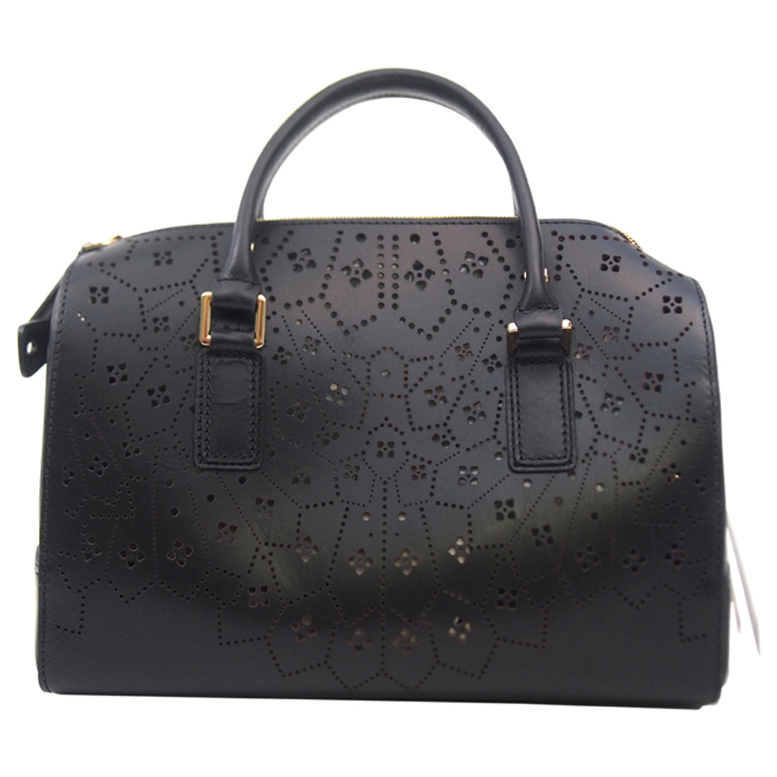Edie Lazer Cut Duffel - Black