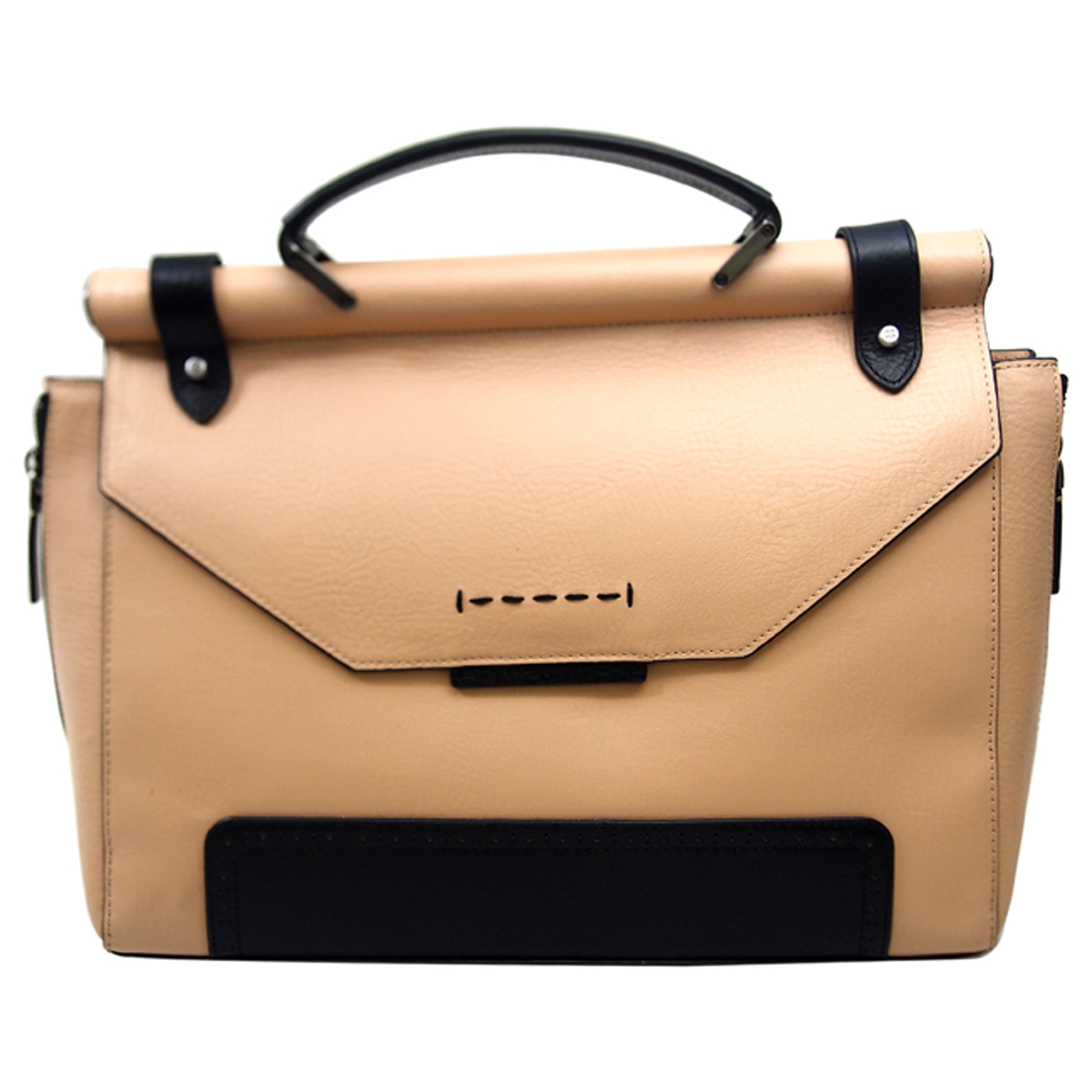 Runway Rivingston Satchel With Bar - Driftwood
