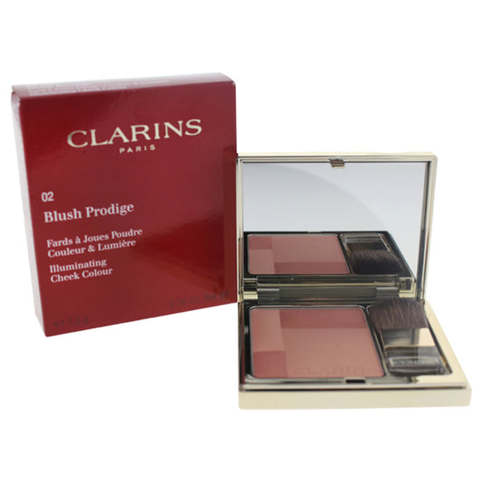 Blush Prodige Illuminating Cheek Colour - 2 Soft Peach by Clarins for Women - 0.26 oz Makeup