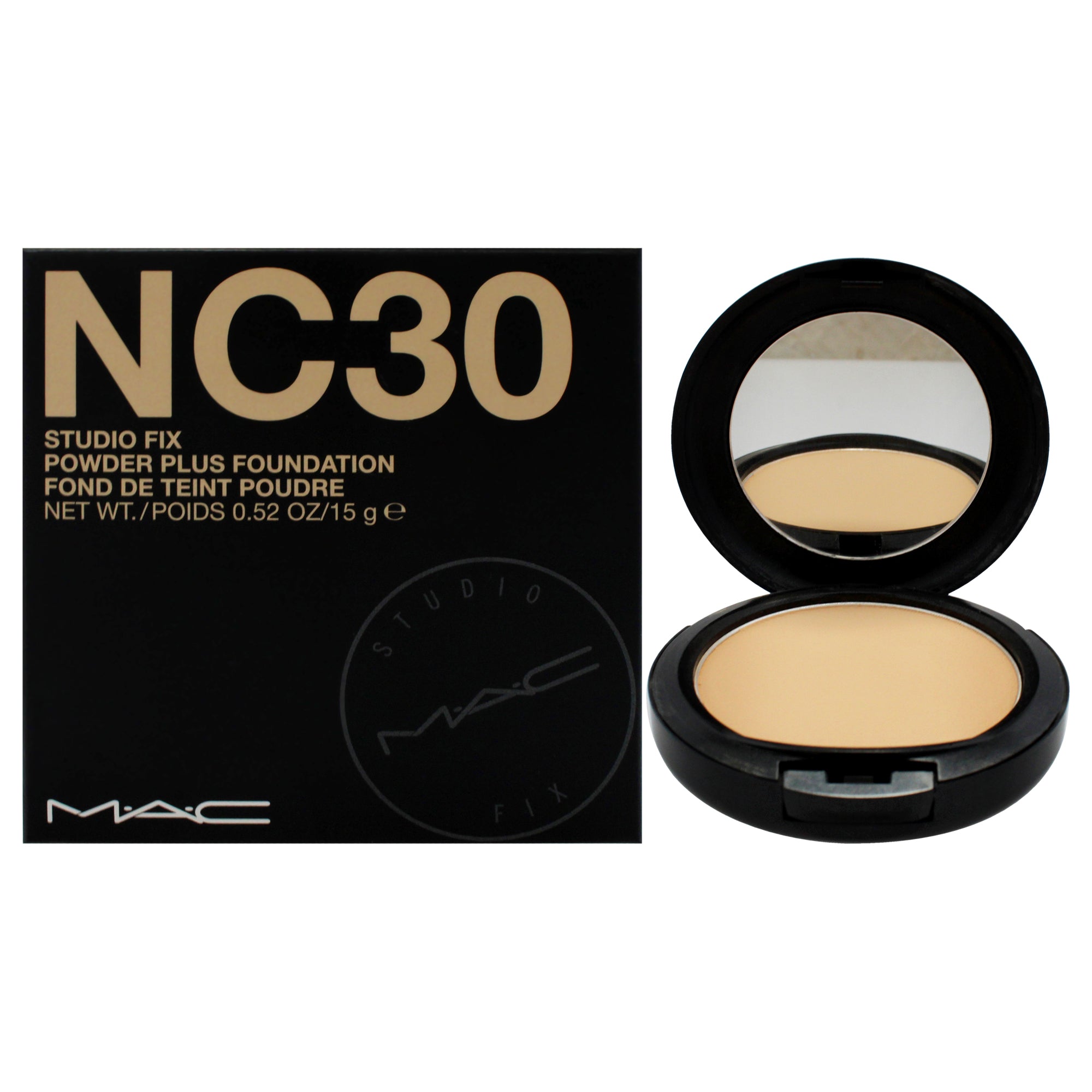 Studio Fix Powder Plus Foundation - NC30 by MAC for Women - 0.52 oz Foundation