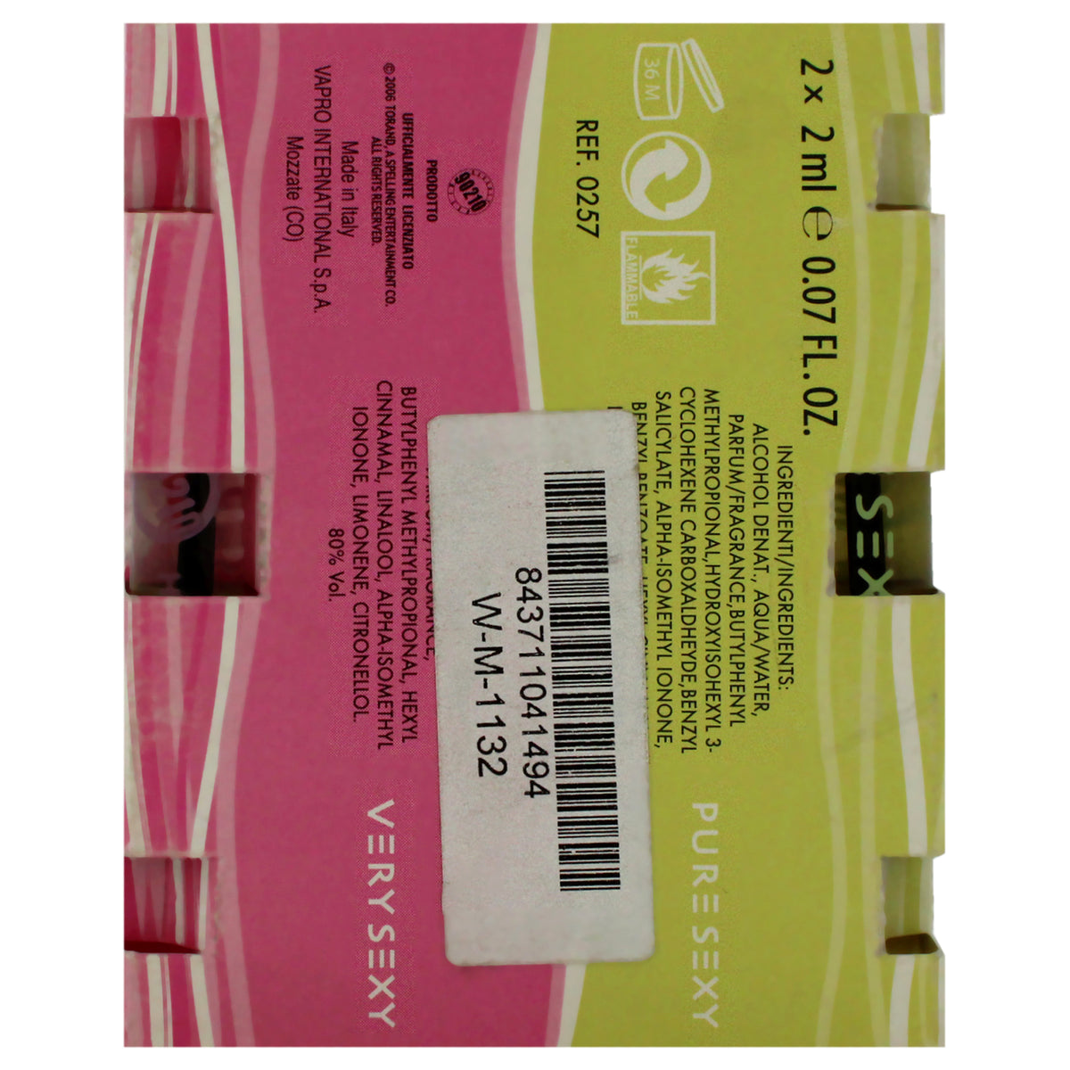 90210 Sexy Very Sexy EDT Splash Vial, Pure