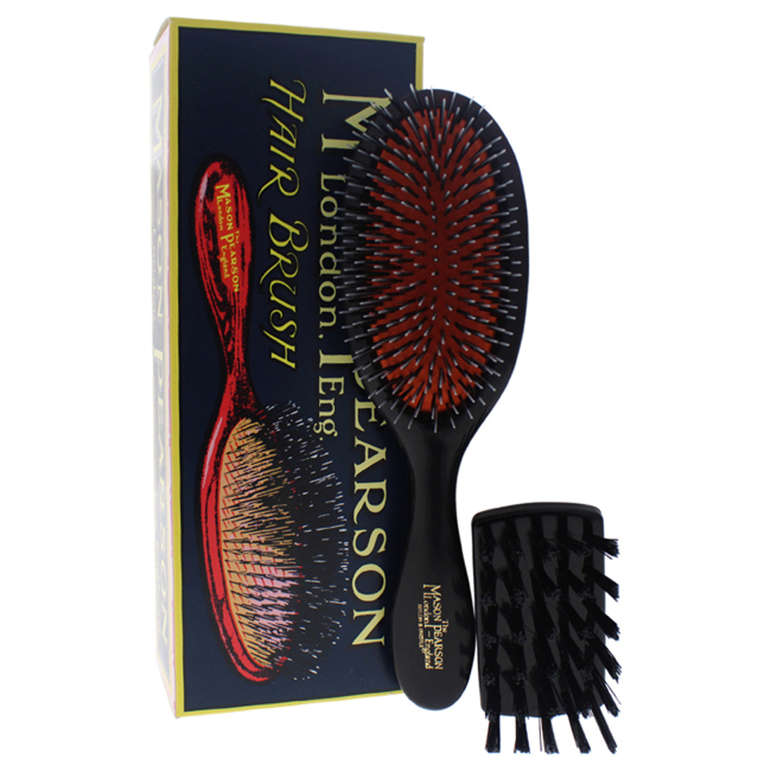 Handy Bristle and Nylon Brush - BN3 Dark Ru