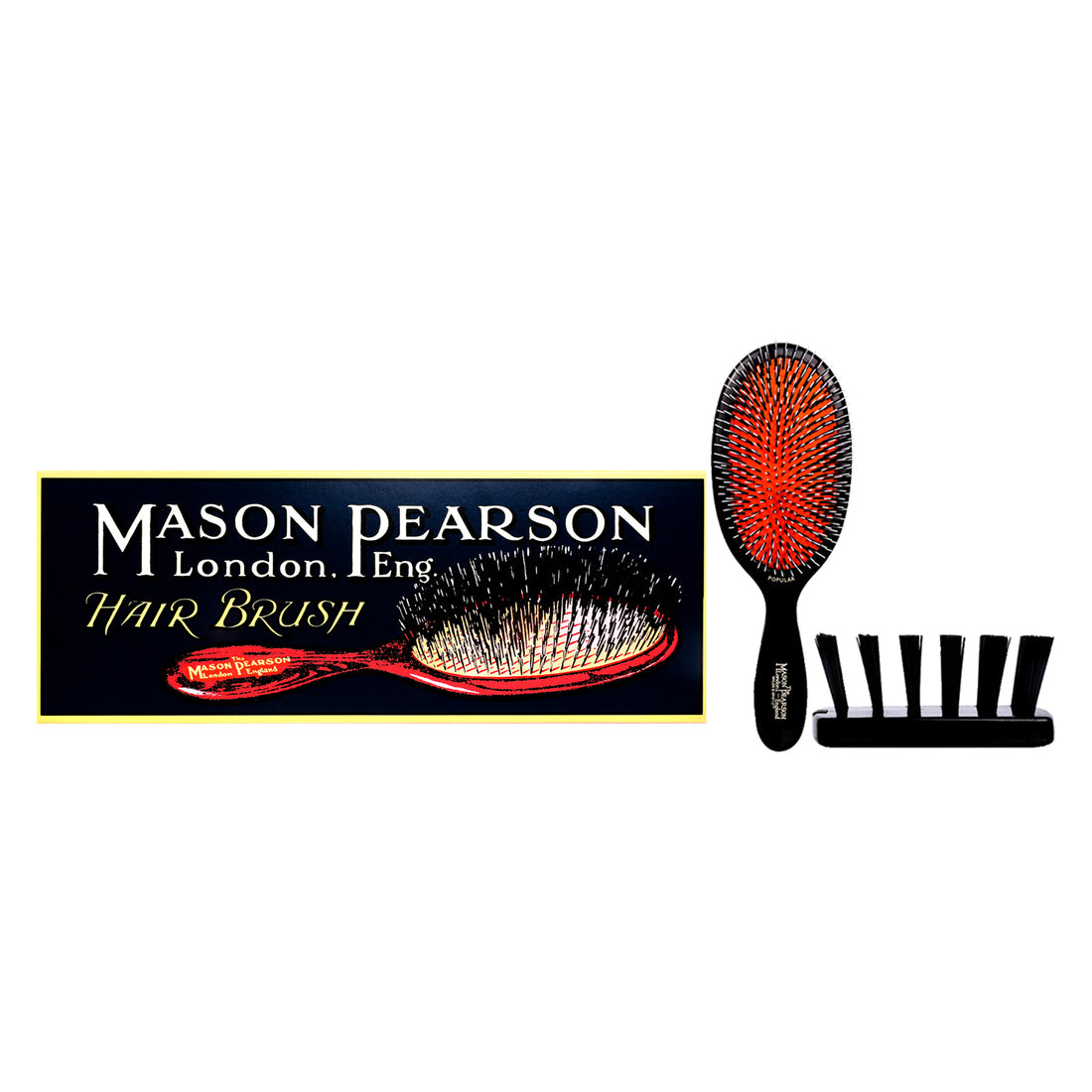 Large Popular Bristle and Nylon Brush - BN1 Dark Ru
