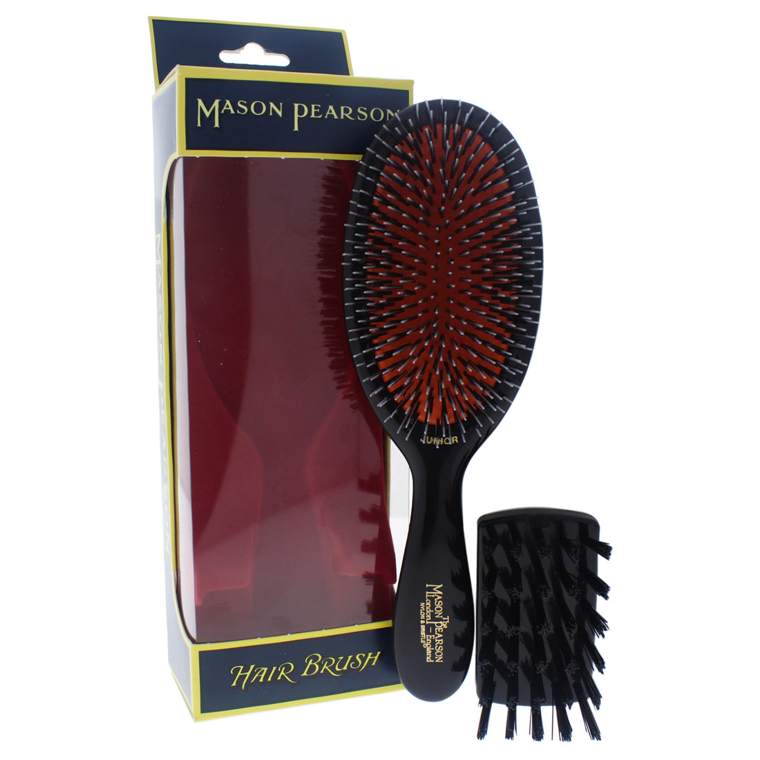 Junior Bristle and Nylon Brush - BN2 Dark Ru