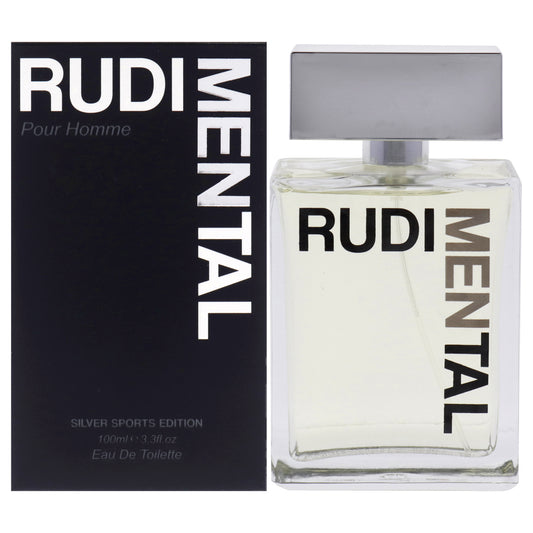Rudimental Silver Sports Edition by Rudimental for Men - 3.3 oz EDT Spray