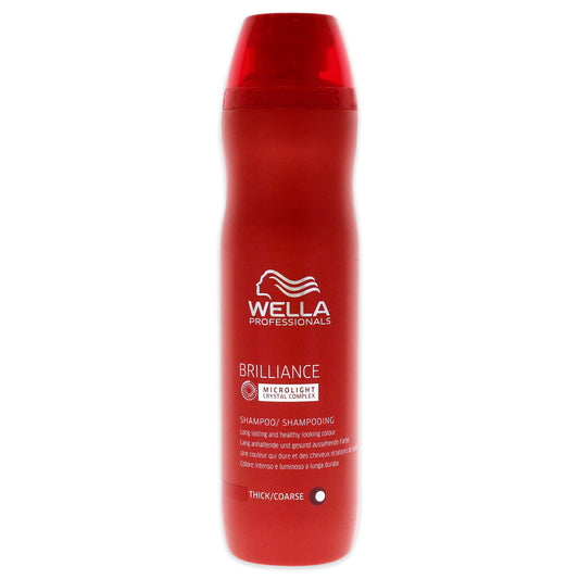 Brilliance Shampoo For Coarse Hair by Wella for Unisex - 8.4 oz Shampoo