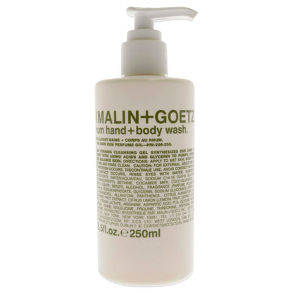 Rum Hand and Body Wash