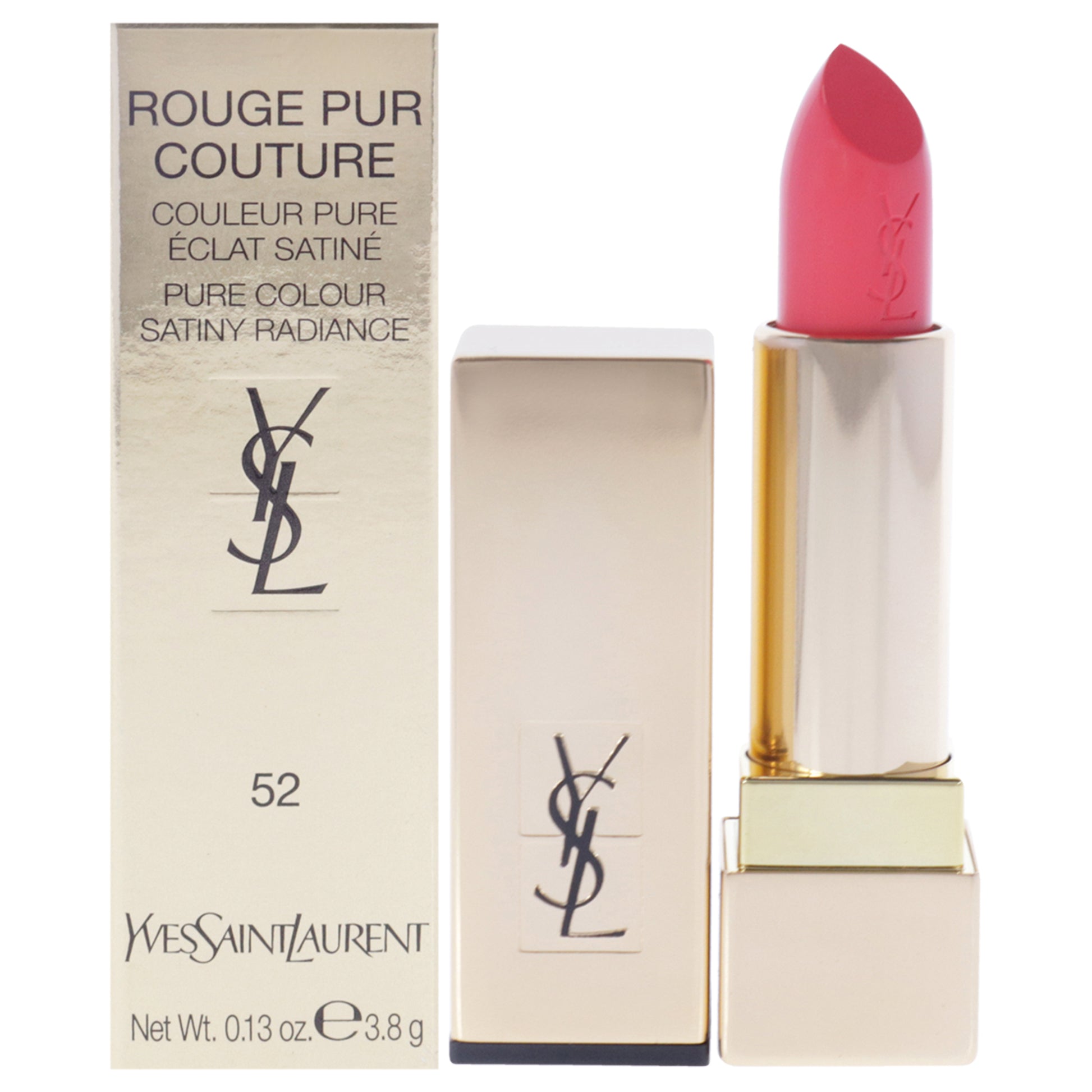 Rouge Pur Couture Satin Lipstick 52 Rouge Rose by Yves Saint Laurent