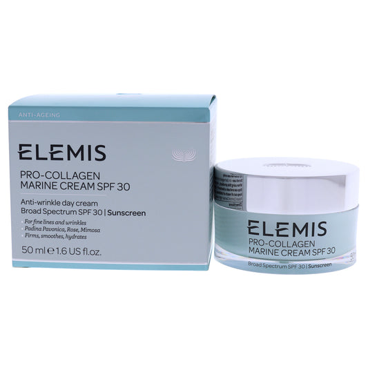 Pro-Collagen Marine Cream SPF 30 by Elemis for Unisex - 1.6 oz Cream