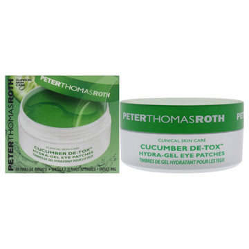 Cucumber De-Tox Hydra-Gel Eye Patches by Peter Thomas Roth for Unisex 60 Pc Patches