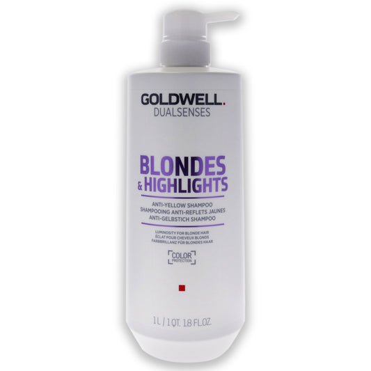 Dualsenses Blondes and Highlights Shampoo by Goldwell for Unisex 34 oz Shampoo