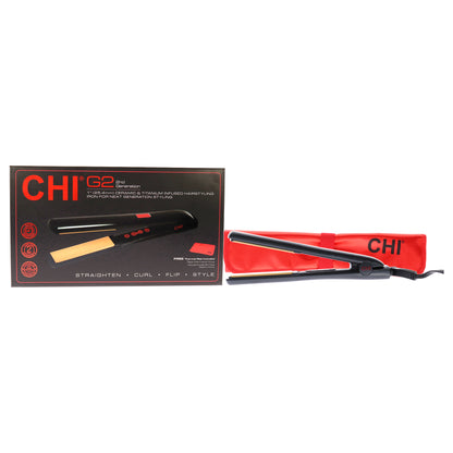 G2 Ceramic Titanium Infused Hairstyling Flat Iron - GF1595A - Black