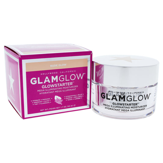 Glowstarter Mega Illuminating Moisturizer - Nude Glow by Glamglow for Unisex 1.7 oz Cream