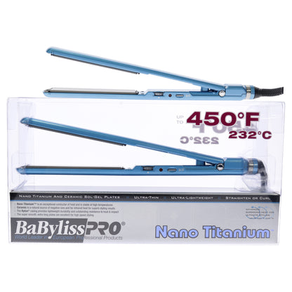 Nano Titanium Ultra Thin Flat Iron - Model BNT3072C - Blue