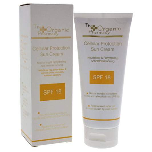 Cellular Protection Sun Cream SPF 18 by The Organic Pharmacy for Women - 3.3 oz Sunscreen