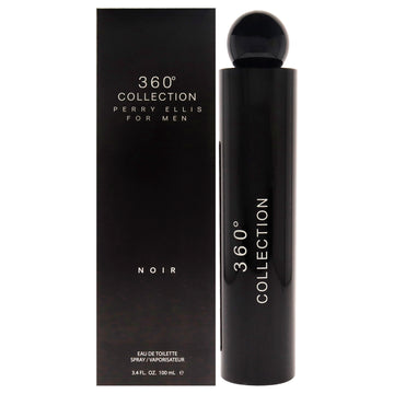 360 Collection Noir by Perry Ellis for Men - 3.4 oz EDT Spray