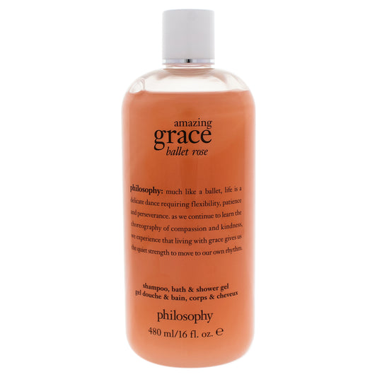 Amazing Grace Ballet Rose Shampoo Bath and Shower Gel