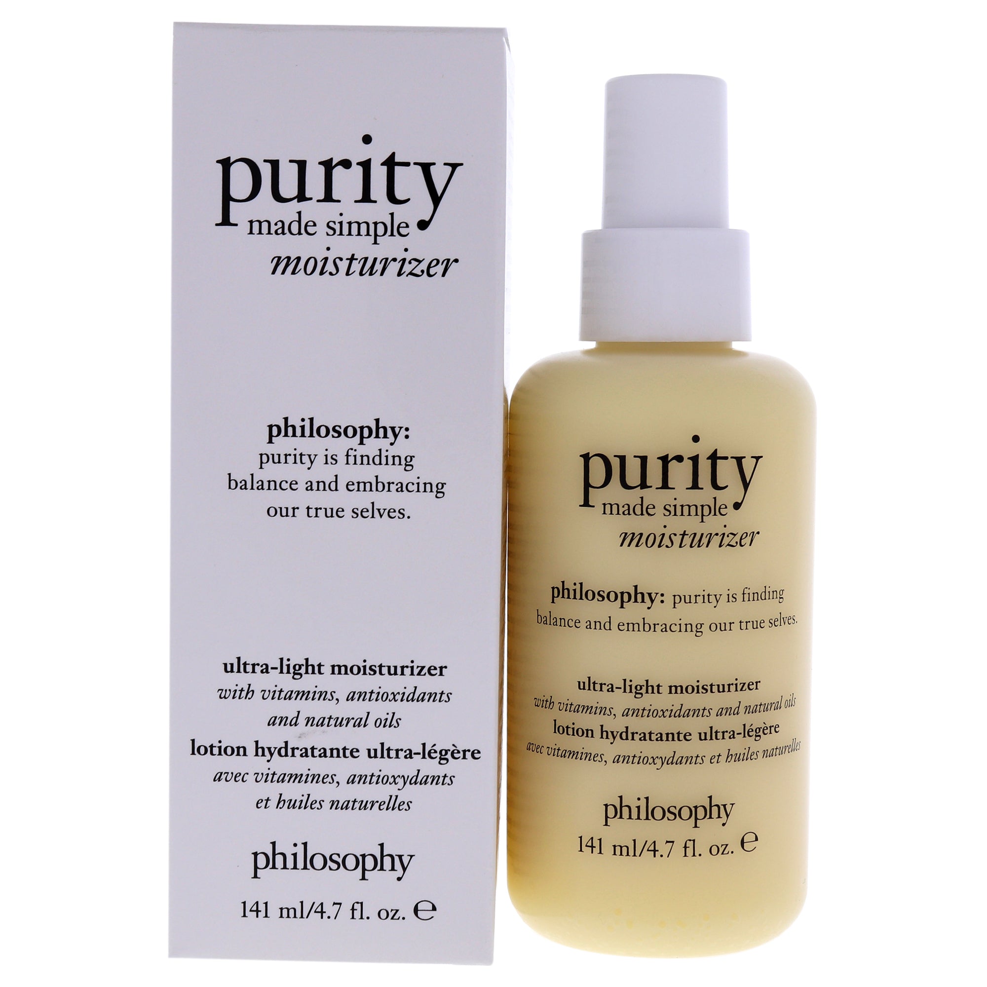 Purity Made Simple Ultra Light Moisturizer by Philosophy for Women 4.7 oz Moisturizer