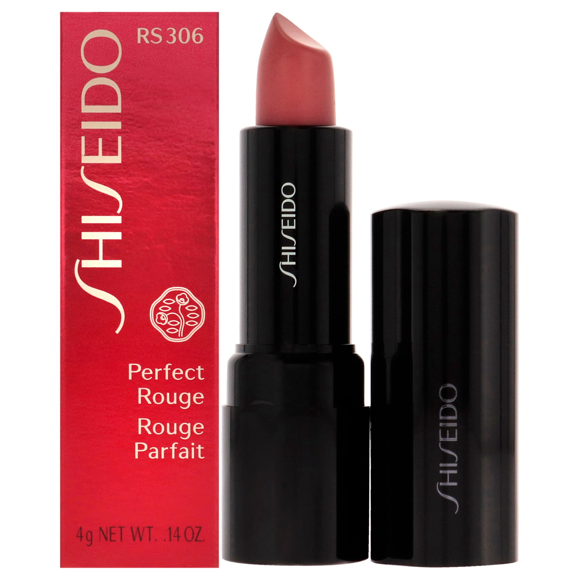 Perfect Rouge Lipstick - RS306 Titian by Shiseido for Women - 0.14 oz Lipstick