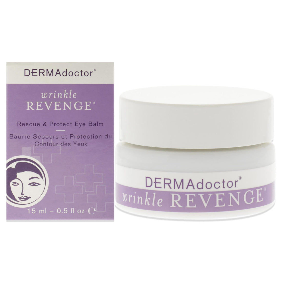 Wrinkle Revenge Rescue Protect Eye Balm by DERMAdoctor for Women - 0.5 oz Balm