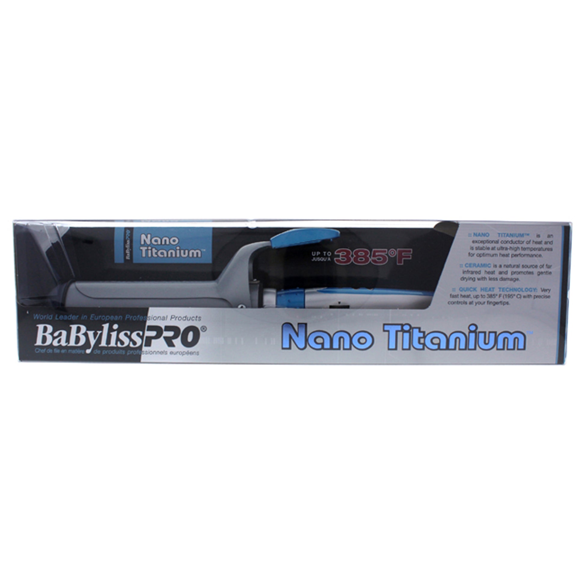 Nano Titanium Spring Curling Iron - BNT150SC - Grey-Blue