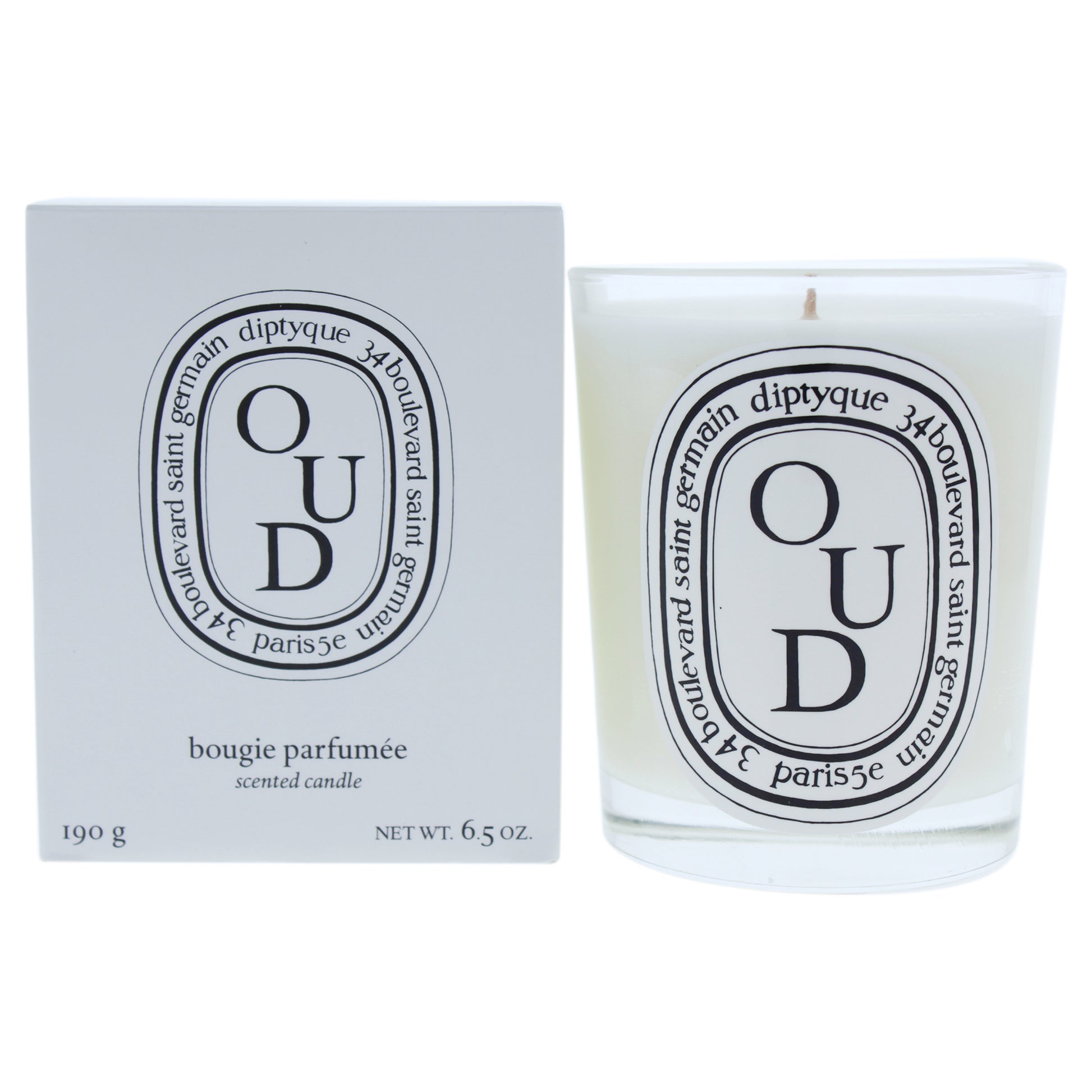 Oud Scented Candle by Diptyque for Unisex - 6.5 oz Candle