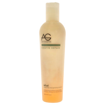 Keratin Repair Refuel Sulfate-Free Strengthening Shampoo by AG Hair Cosmetics for Unisex - 8 oz Shampoo