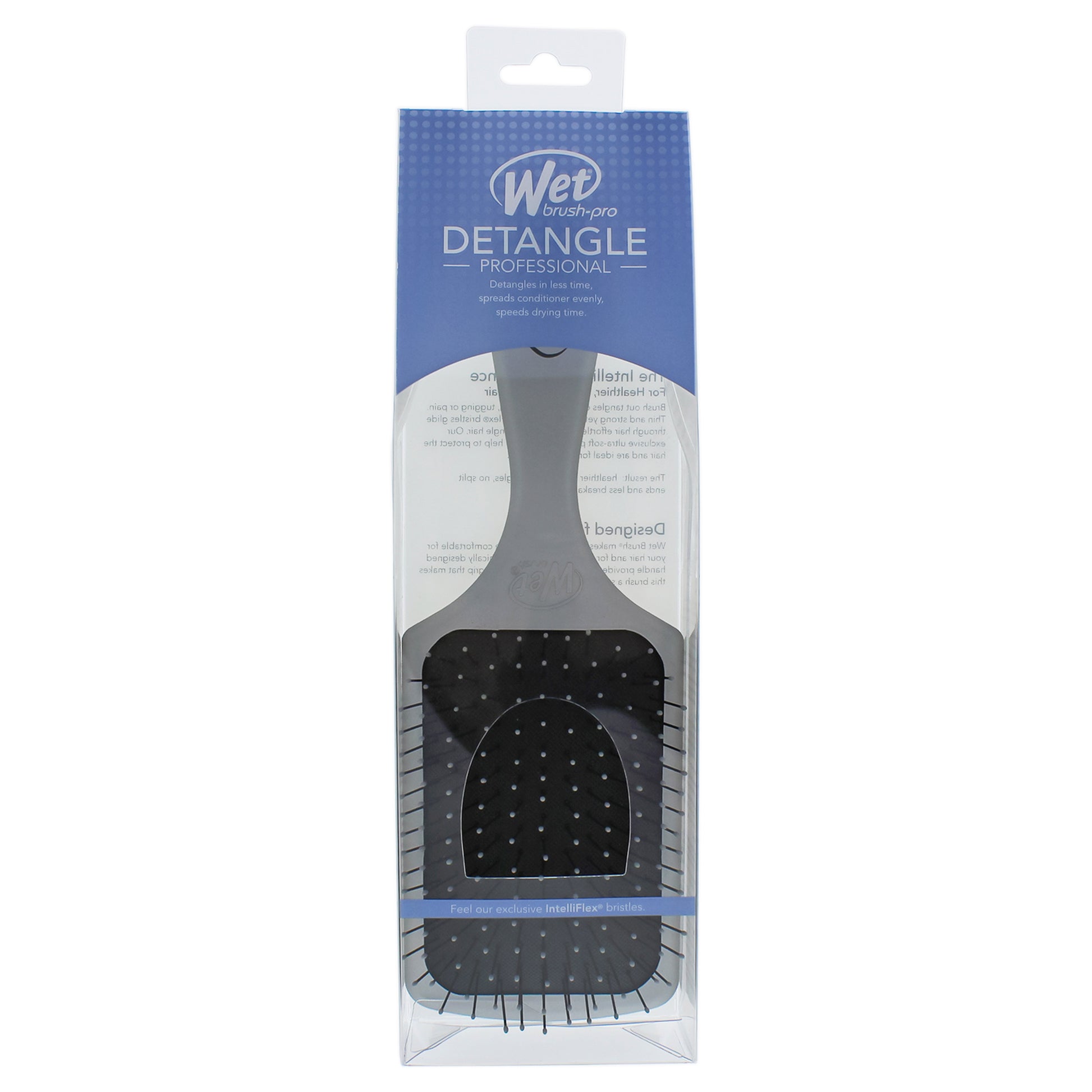 Pro Select Condition Paddle Hair Brush - Cold Stone Steel