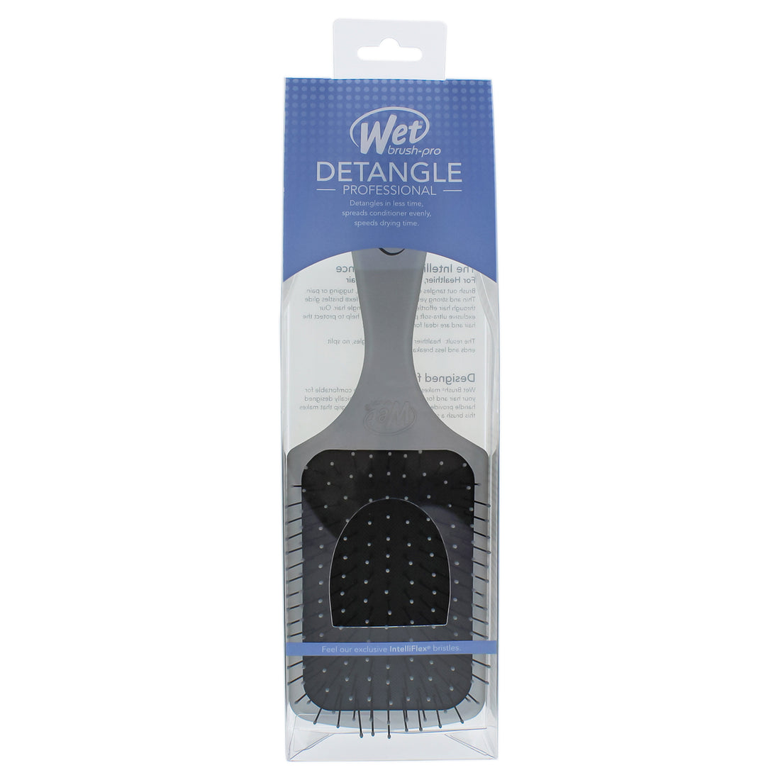 Pro Select Condition Paddle Hair Brush - Cold Stone Steel