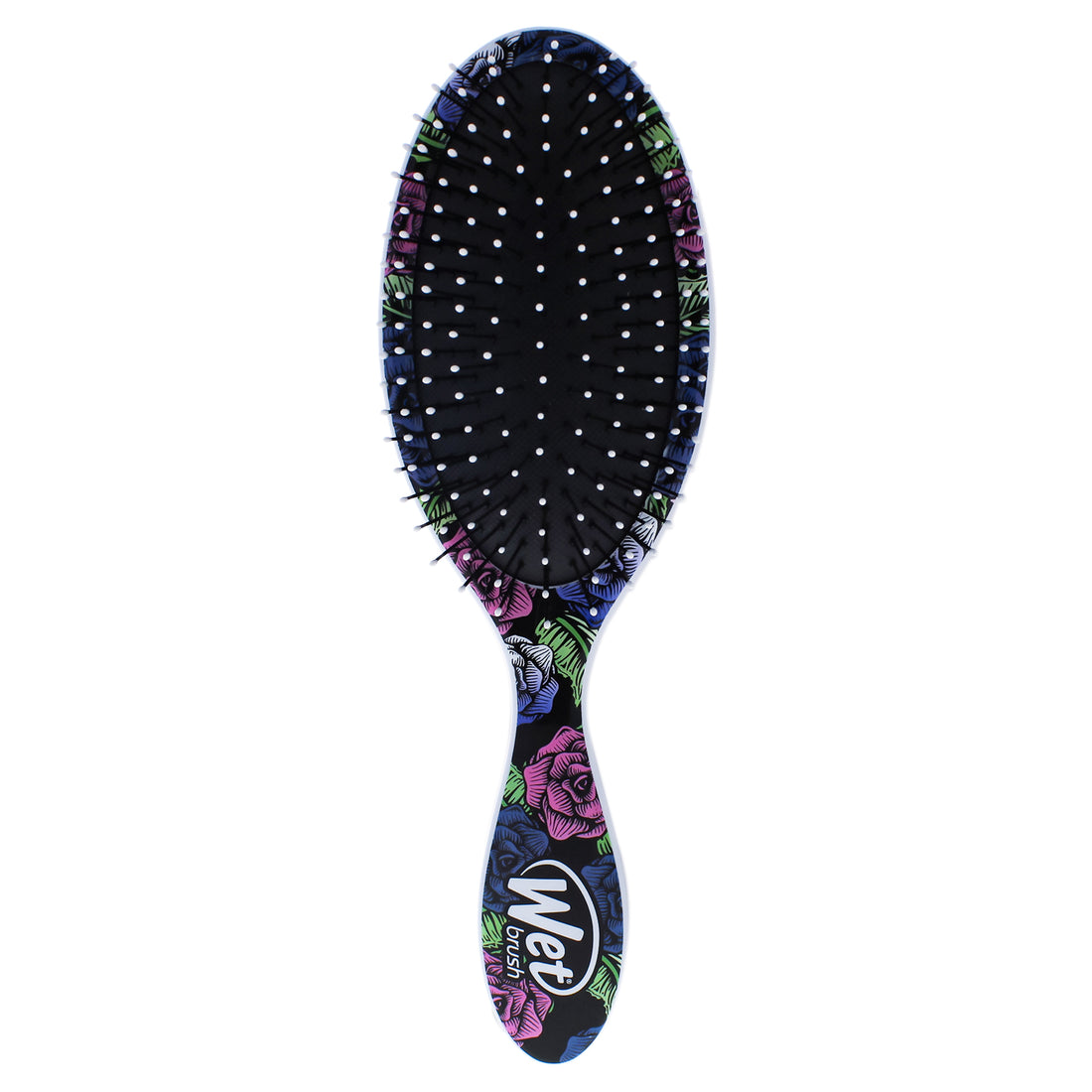 Sugar Skull Hair Brush - Purple Rose