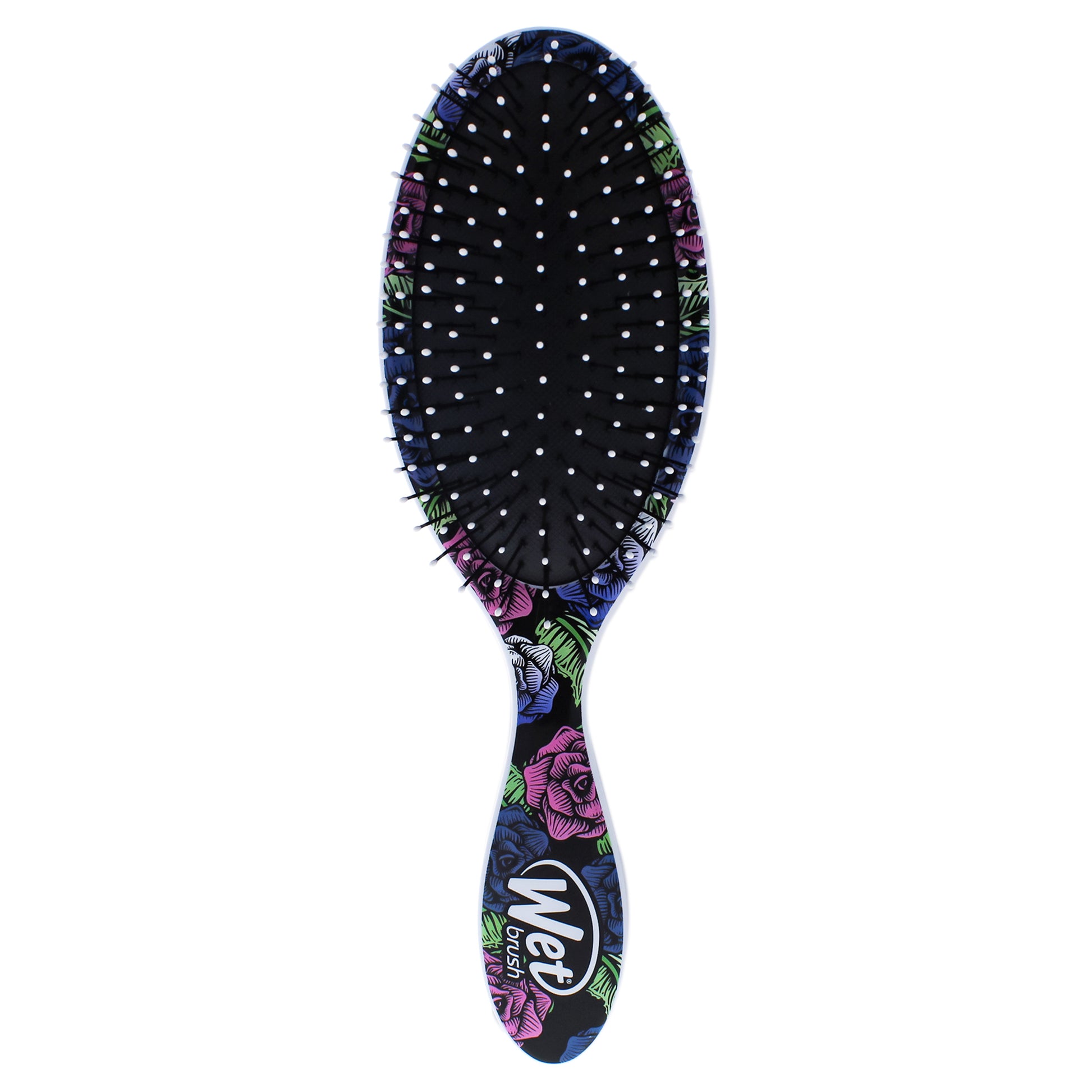 Sugar Skull Hair Brush - Purple Rose